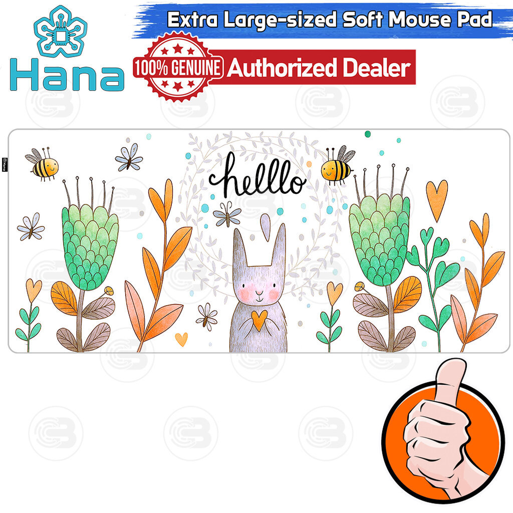 [CoolBlasterThai] Hana BUNNY BLOOM Mouse Pad XL (900x400mm)