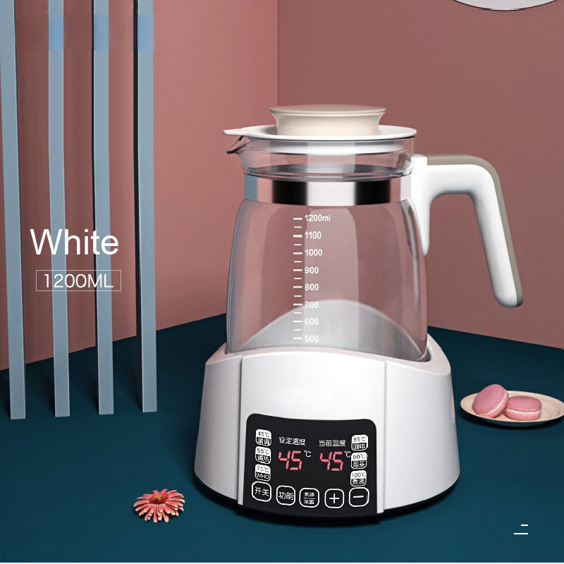 1.2L Infant Thermostatic Milk Regulator Kettle Hot Water Smart Insulation Pot Automatic Milk Warming