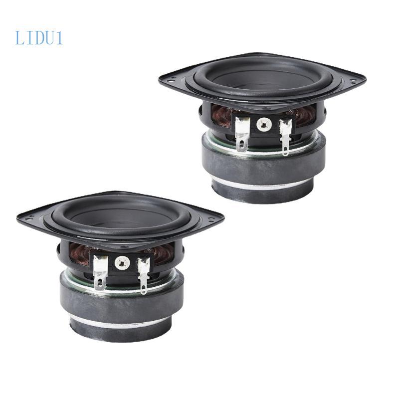 LIDU1 1 คู่ 81 มม. 3 นิ้วลําโพงแม่เหล็กด้านใน 4Ohm 25W สําหรับการปรับเปลี่ยนลําโพง