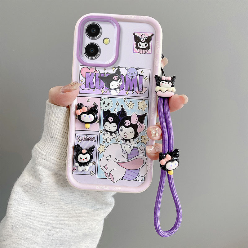 เคส OPPO A5i OPPO A5i PRO Anti fall อะนิเมะการ์ตูน TPU ซิลิโคนอ่อนนุ่ม 3D เคสโทรศัพท์น่ารัก XXLK - รูปที่ 4