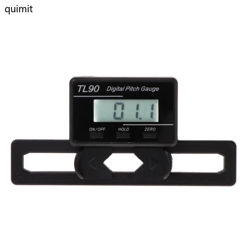 QUIM Pitch Gauge TL90 Digital Pitch Gauge LCD Backlight Display Blades วัดมุม