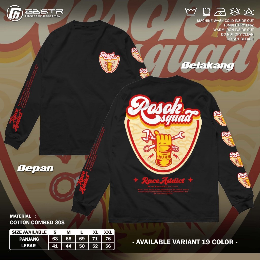 เสื้อแข่ง Rosok Squad Longsleeves