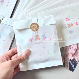 ถุงกระดาษ ถุงกระดาษของขวัญ ลาย เชอร์รี่แบร์ 🍒🧸 ขนาด17*12cm ราคา10ชิ้น