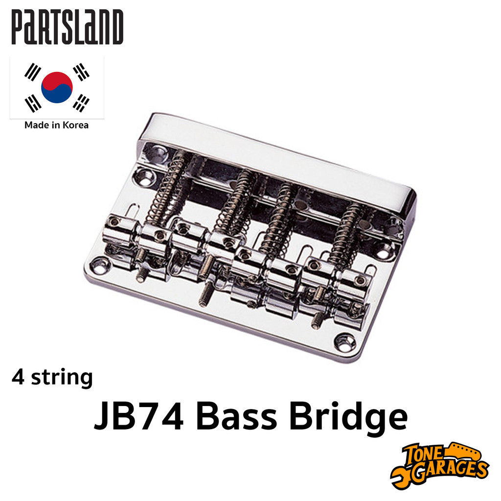Partsland JB74 Heavey Block 4-String Bass Bridge หย่อง เบส 4 สาย Made in Korea