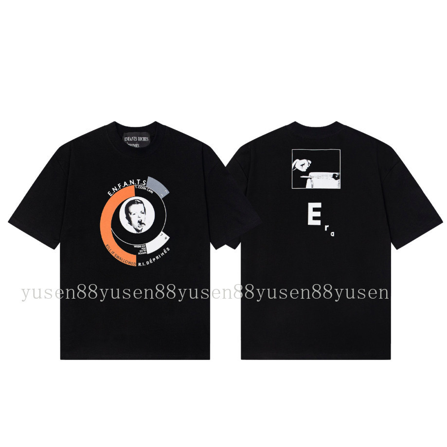 เสื้อยืด ERD Melanchon Fu รุ่นที่สอง ลายพิมพ์รอบคอแขนสั้น ใส่ได้หลายโอกาส