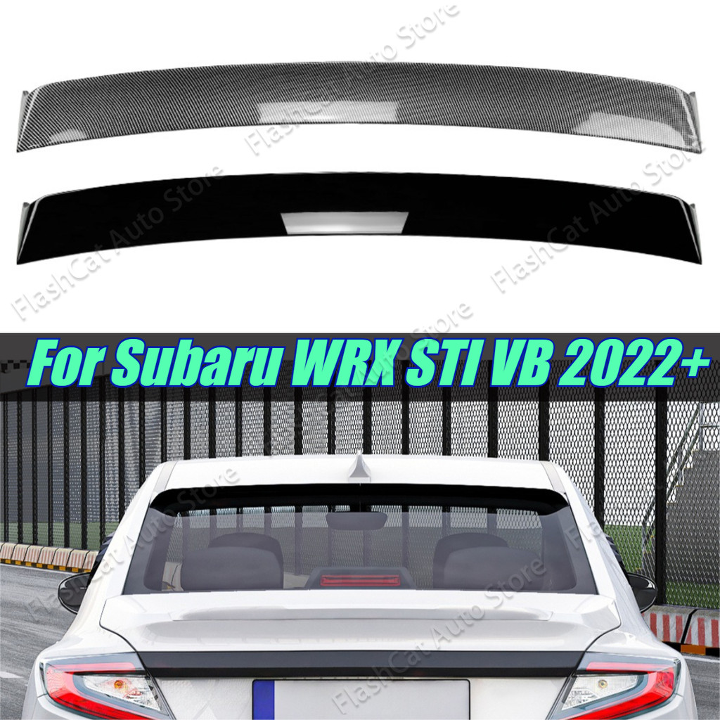 VB WRX STI หลังคารถกลาง Lip Tail ปีกด้านหลังกลางสปอยเลอร์ชุดสําหรับ Subaru WRX STI VB 2022 2023 2024