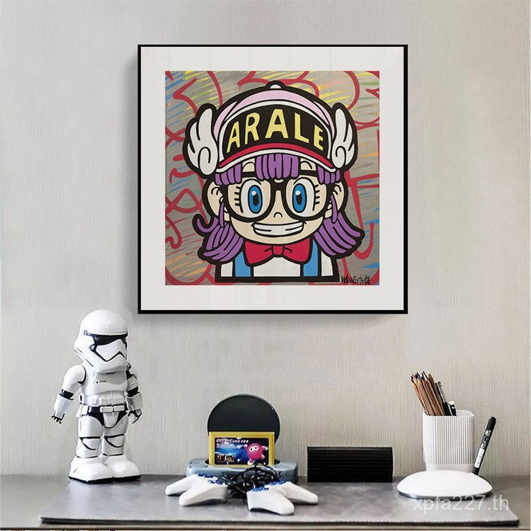 Jianuo Entrance การ์ตูนภาพวาดผนัง Alalei พิมพ์ภาพวาดอะนิเมะ King Street สวมใส่เด็กวิดีโอเกม Store ภา