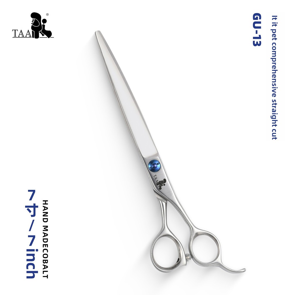 TAA It It 7 นิ้ว Precision Straight กรรไกร GU-13 Pet Grooming กรรไกร Pet Store