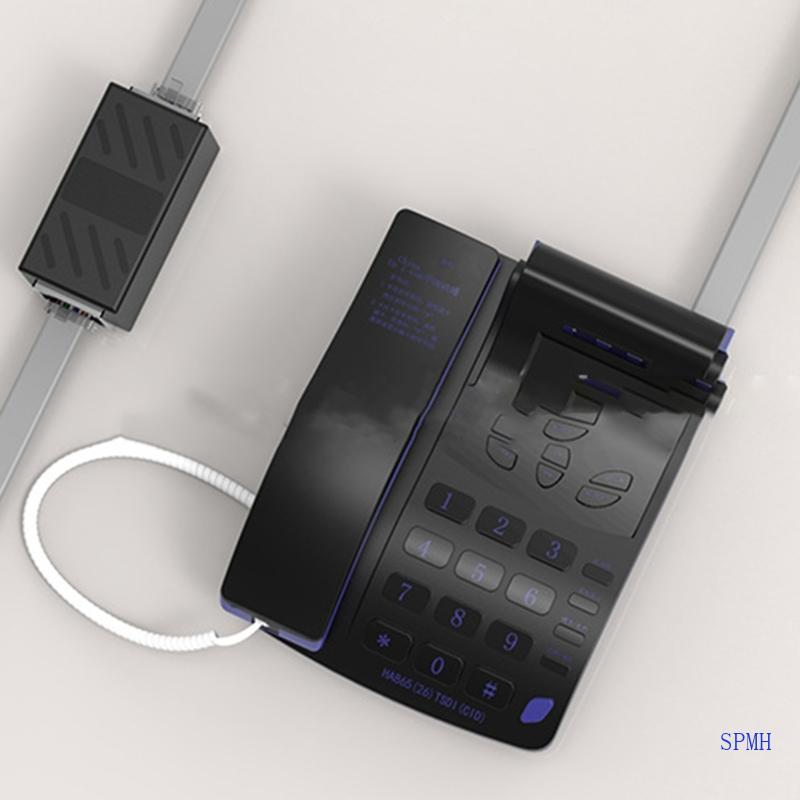 Super RJ-11 สายโทรศัพท์ Coupler Connector ซ็อกเก็ตอะแดปเตอร์ 6P6C 6P4C 6P2C Coupler