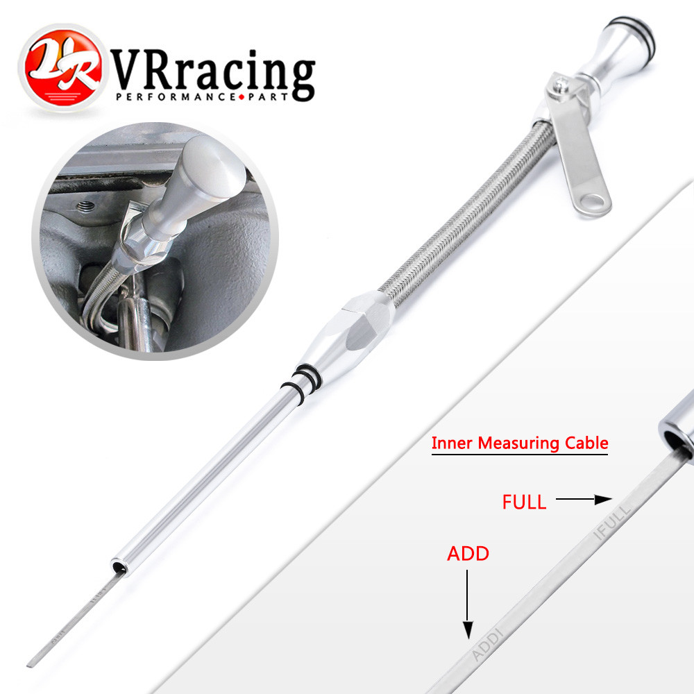 VR VR Engine Oil Dipstick Tube 80s later For Chevy SBC 267/305/350/400 4.4/5.7/6.6L Flexible Passeng