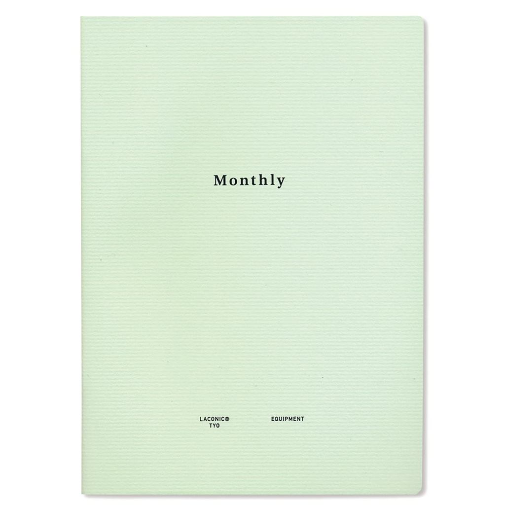 Laconic A5 Monthly Notebook Date-Free Style Note LGF01-36, Japan Diary/ Journal Stationery
