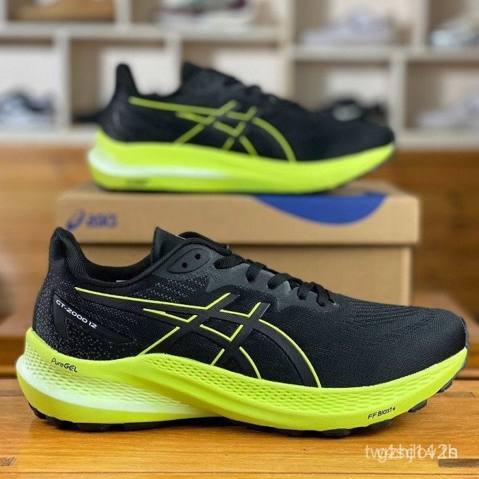 กุ้งผิวการเลือกพิเศษ Asics GT 2000รองเท้าวิ่งผู้ชายGT 2000 12 Light 质鞋Sneaker1011b69 0IYZ