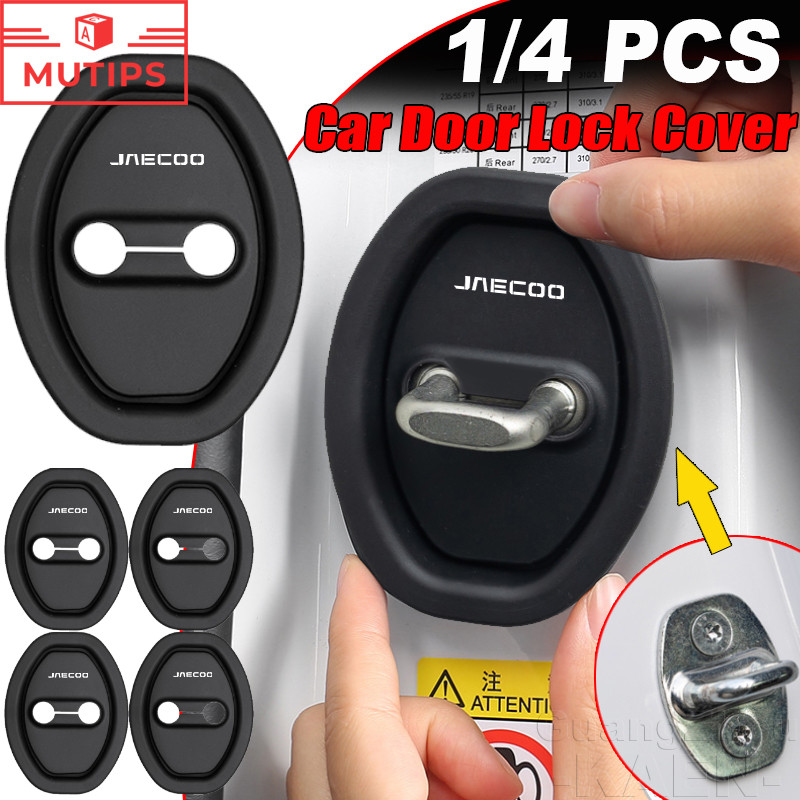 JAECOO ซิลิโคน รถยนต์ แผ่นล็อคประตู-เสียง Shock Pad ล็อคประตูหัวเข็มขัดปก Anti-collision เครื่องดูดช็อก JAECOO J7 J8 J6 J5 7 6 5 EV
