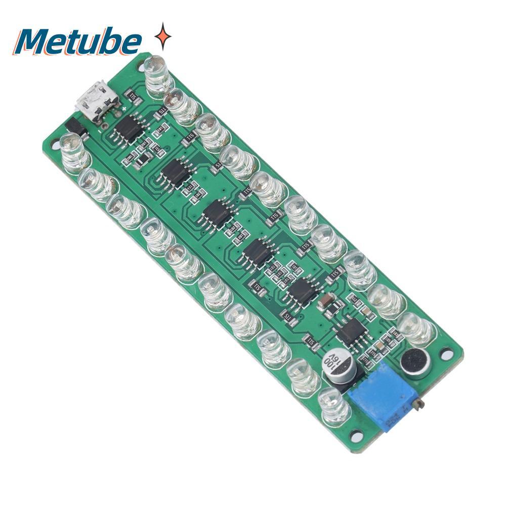 METUBE VU Meter,การเชื่อมต่อย้อนกลับป้องกันจอแสดงผล LED LED VU Meter, LED Indicates Melody Light Voi