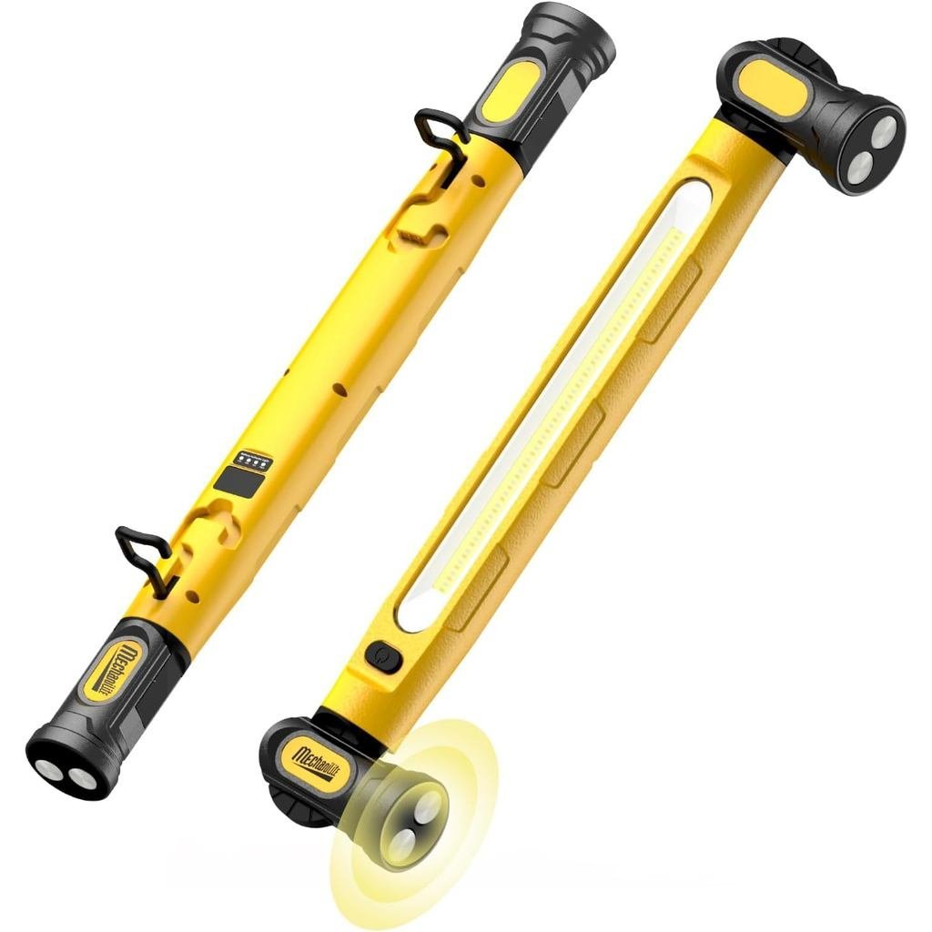 Under Hood Work Light Bar, 3000LM LED Magnetic Light Bar พร้อมตะขอ, 5200mAh ไร้สายชาร์จ Hood Light ส