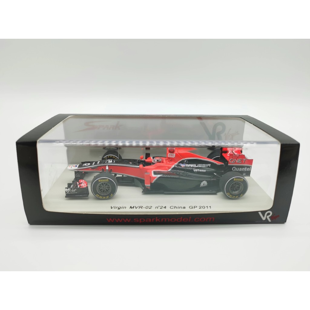 SF จัดส่งฟรี spark 1/43 Virgin MVR-02 Virgin MVR-02 Groke No. 24สถานีจีน2011กลั่นรุ่นหายากSpark Earl