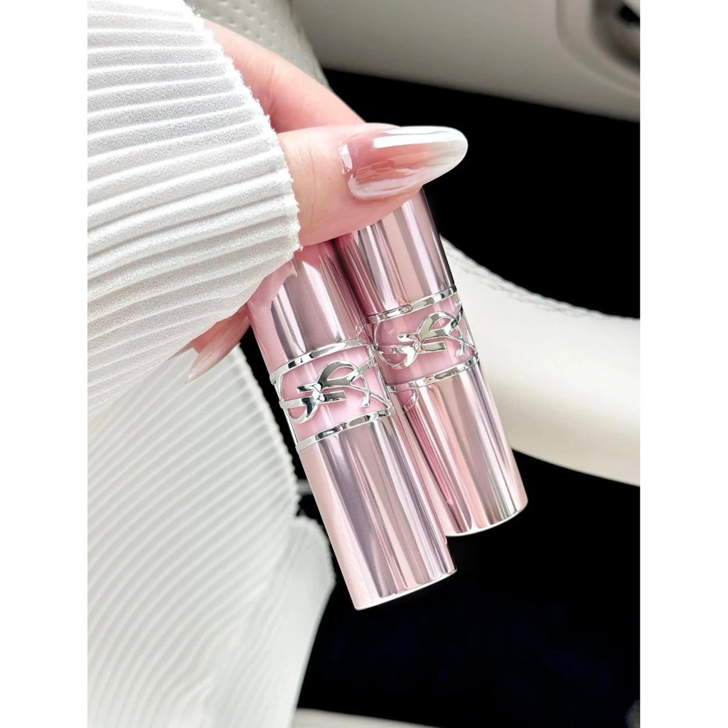 [พิเศษสําหรับแขกเก่า] Eyes Cant Move Series!Shengjia สินค้าใหม่ Pink Silver Tube Round Tube ลิปสติกล