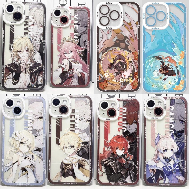 Genshin Impact สําหรับ Samsung Galaxy S26 Ultra S26 S25 Plus Ultra S25 FE A57 A56 A55 A17 5G กรณีเกม