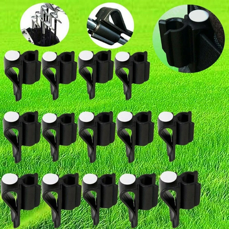 14Pcs Golf Putter Clip Golf Bag Clip On Putter Clamp Holder Golf Putter Clip Ball Marker For Golf Ac