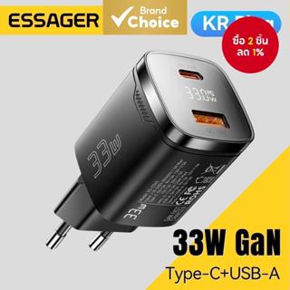 Essager 33W GaN ที่ชาร์จ USB Type C จอแสดงผลดิจิทัล ชาร์จเร็…