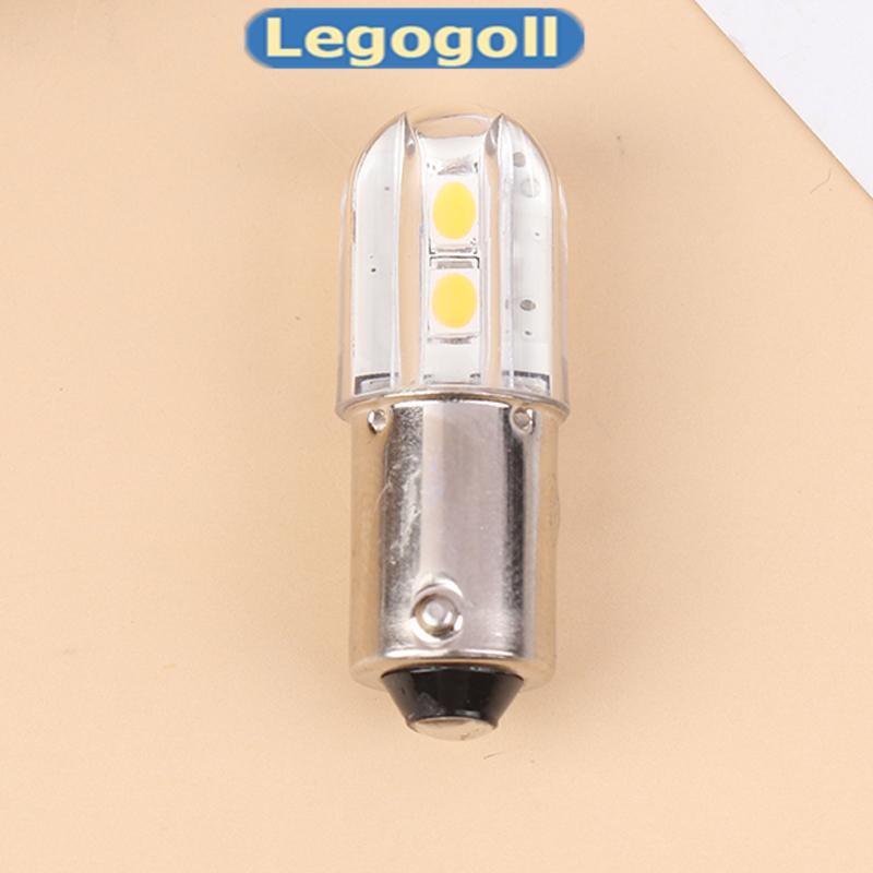 Legogoll BA9S หลอดไฟ LED 6V อัพเกรดหลอดไฟ 4LED เปลี่ยนโคมไฟสําหรับไฟฉายไฟหน้ามอเตอร์จักรยานเครื่องมื