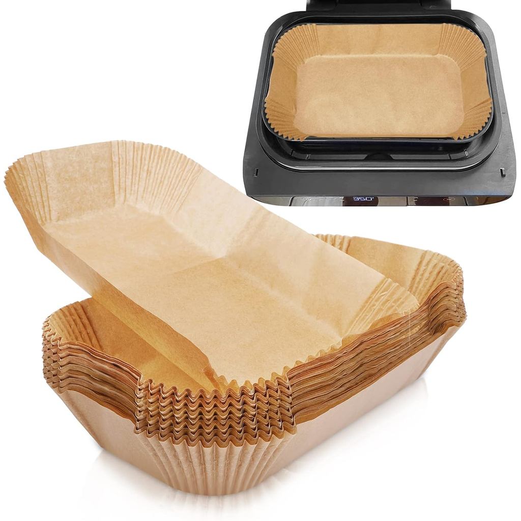 Air Fryer Liners Ninja Accessories,Air Fryer Liners กระดาษทิ้ง Air Fryer Parchment กระดาษซับสี่เหลี่