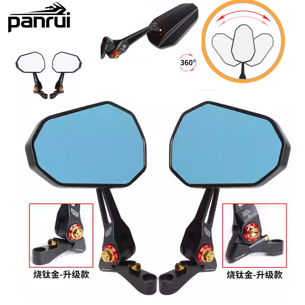 สําหรับ Yamaha XP TMAX 560/530/500 TMAX560 TMAX530 2017-2025 อัพเกรดรถจักรยานยนต์กระจกมองหลังมุมมองก