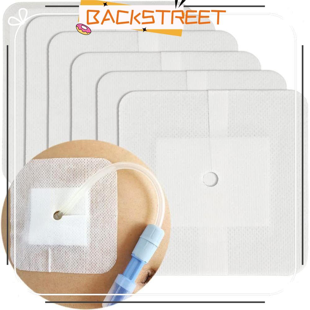 BACKSTAGE 10pcs Chest Catheter Cover, Wound Bandage Peritoneal Diatherin Feeding Tube Pad, Replaceme