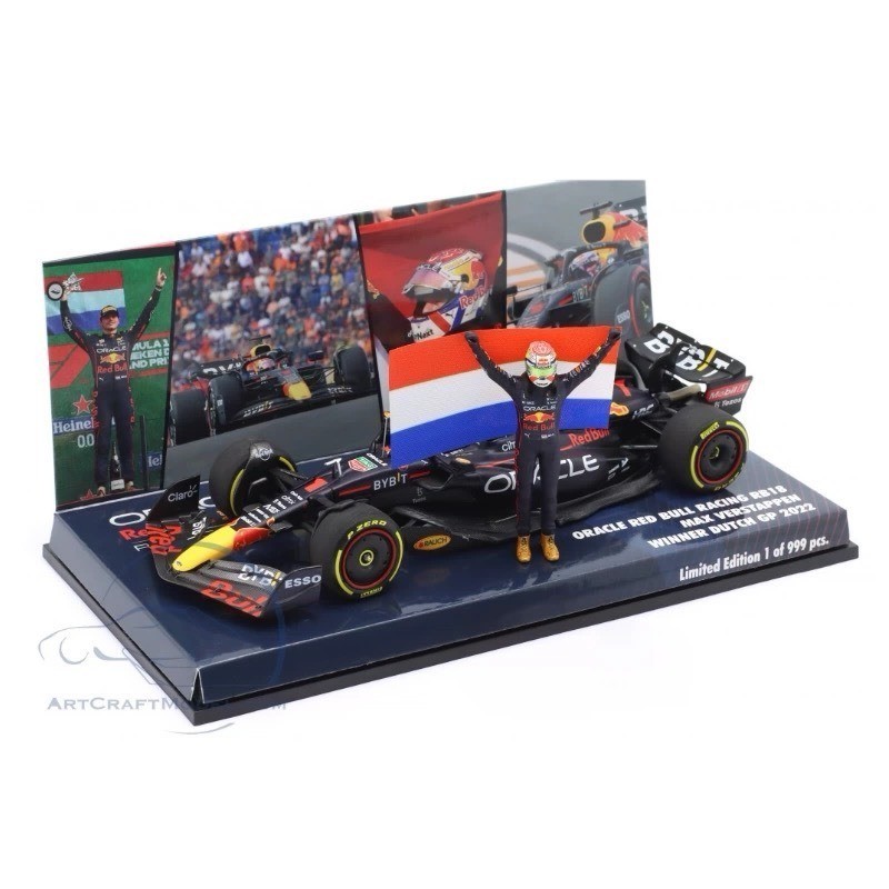Mini Cut 1/43 Red Bull RB18 Doll Special Note Vista Pan Dutch Station Champion CK Special Note High 