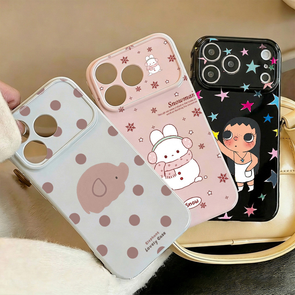 เคสโทรศัพท์ for Samsung A55 5g A56 A17 A36 A07 A16 4g A35 A05S A54 A37 A15 A26 A12 A14 A13 TPU เคส ลายรูปหัวใจด้านข้าง