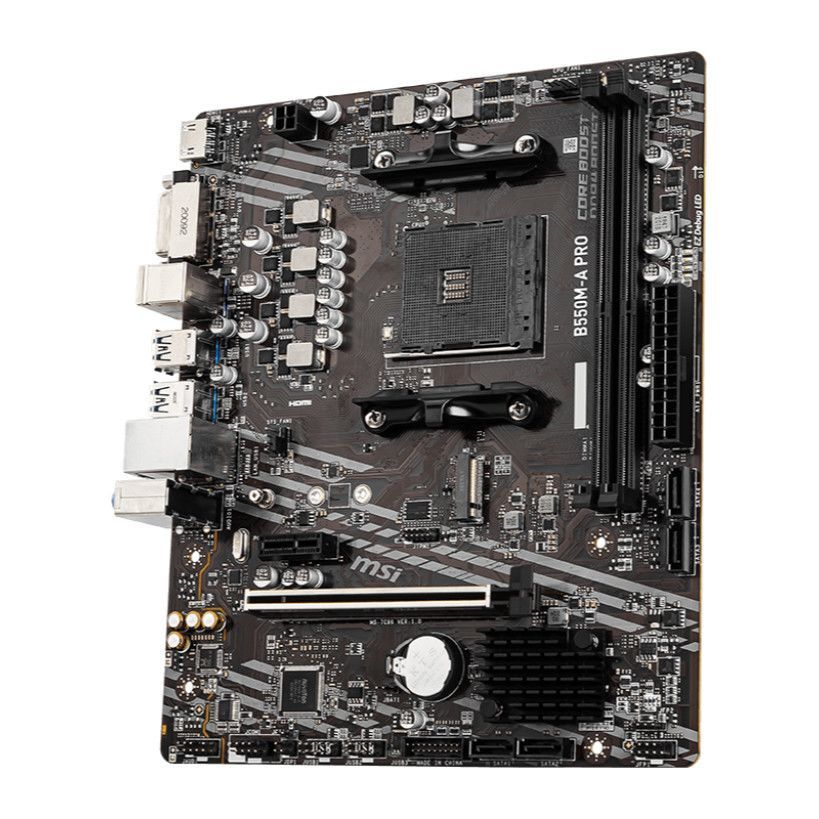 [MSI] B550M-A PRO คอมพิวเตอร์ B550 เกม AMD Workpack เมนบอร์ดรองรับ Sharp Dragon 5600X 5700X3D