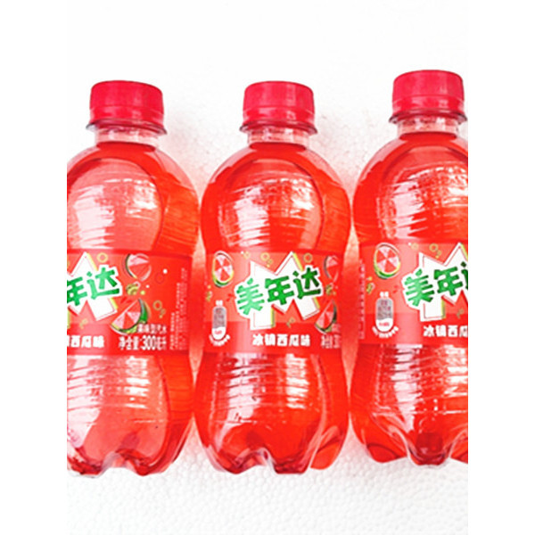Meinianda เครื่องดื่มเป๊ปซี่รสแตงโม Summer Cool Sugar 300m * 6 ขวด l ขวดเล็ก