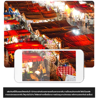 380W ไฟสปอตไลท์ LED ไฟถนนสปอร์ตไลท์ โคมไฟสปอร์ตไลท์ รองรับ DC 12V / AC 220V กันน้ำ IP66 สว่างมาก