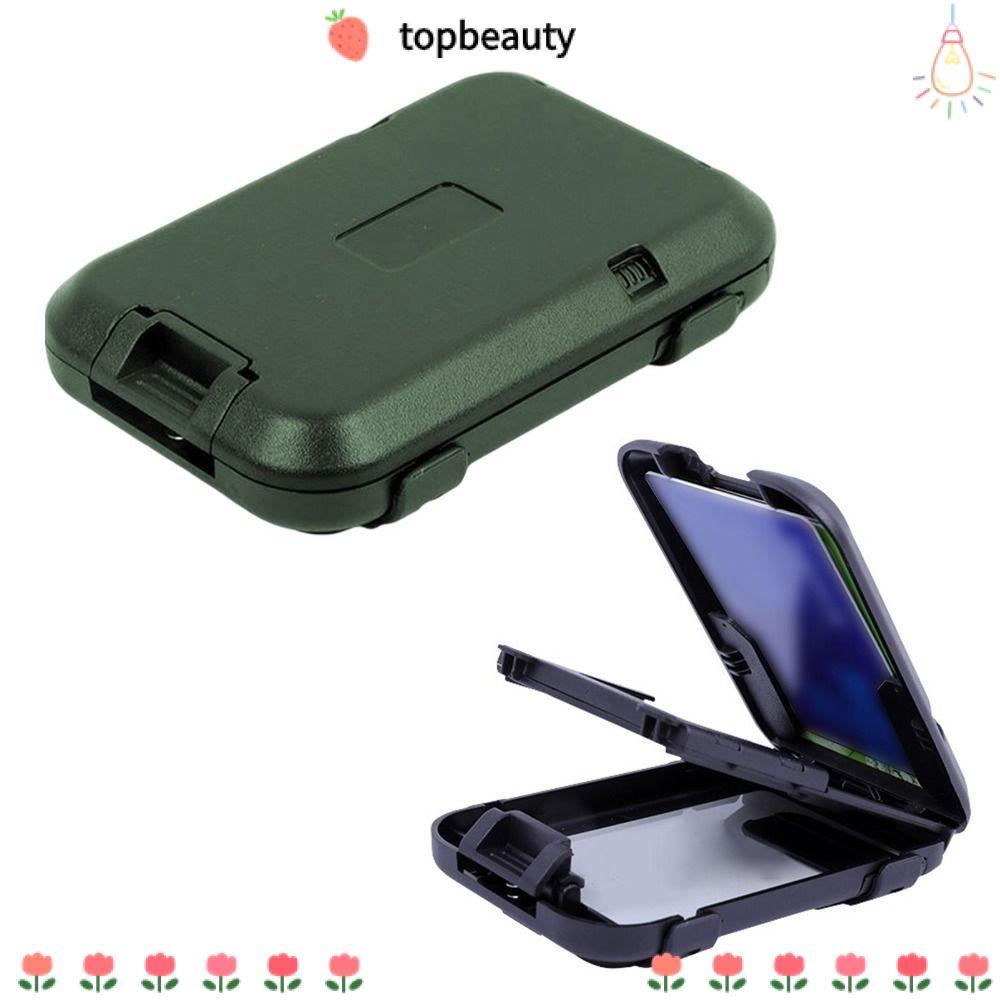 Topbeauty อลูมิเนียมอัลลอยด์ ABS กันน้ำและกันขโมย, ที่ใส่นามบัตร