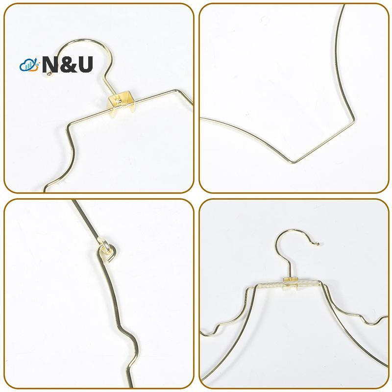 N&U ชุดว่ายน้ําแขวนลวดโลหะ Body Shape บิกินี่แขวนพับชุดชั้นในแขวน Ra สําหรับตู้เสื้อผ้าแสดง