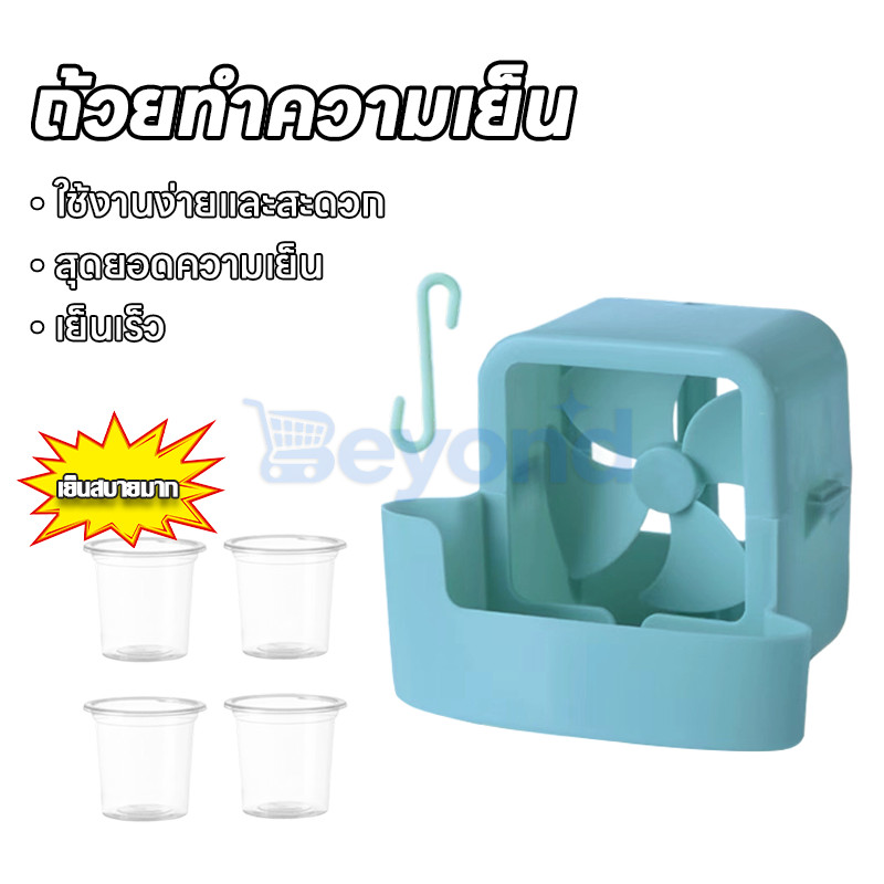❄️beyond❄️กล่องทำความเย็นสำหรับพัดลมไฟฟ้า รองรับน้ำและน้ำแข็ง ให้ความเย็นเร็ว ลดอุณหภูมิได้ทันที อากาศเย็นสบาย พร้อมส่ง