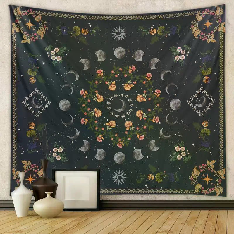 Bohemian Handwoven Wall Hanging for Bedroom Headboard Background, Ins Style Bedroom Decoration