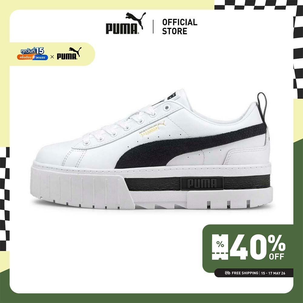 PUMA EVOLUTION – รองเท้าผ้าใบผู้หญิง Mayze Women’s Sneakers สีขาว  – 38198301 ราคา ถูกที่สุด ดีลบีเคเค รูปภาพหลัก
