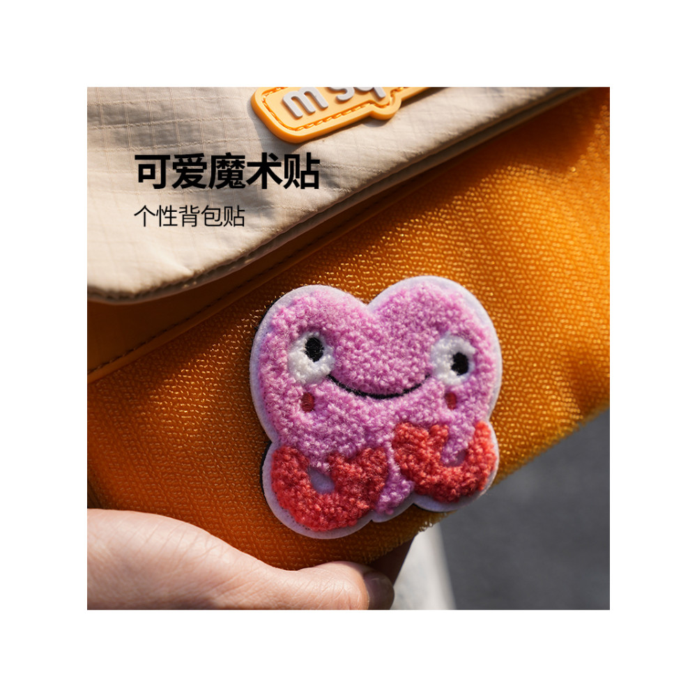 Msquare Travel อุปกรณ์เสริมสามมิติ Velcro กระเป๋าตกแต่ง Patch Niche Design น่ารัก All-Match Velcro