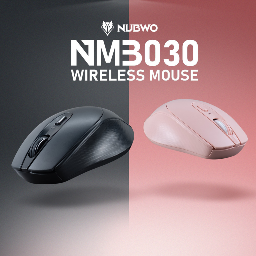 Nubwo Wilreless Mouse รุ่น NMB-030 เมาส์ไร้สาย Silent Click ใช้งานง่าย ปรับ DPI ได้ ใช้งานลื่นไหล แม