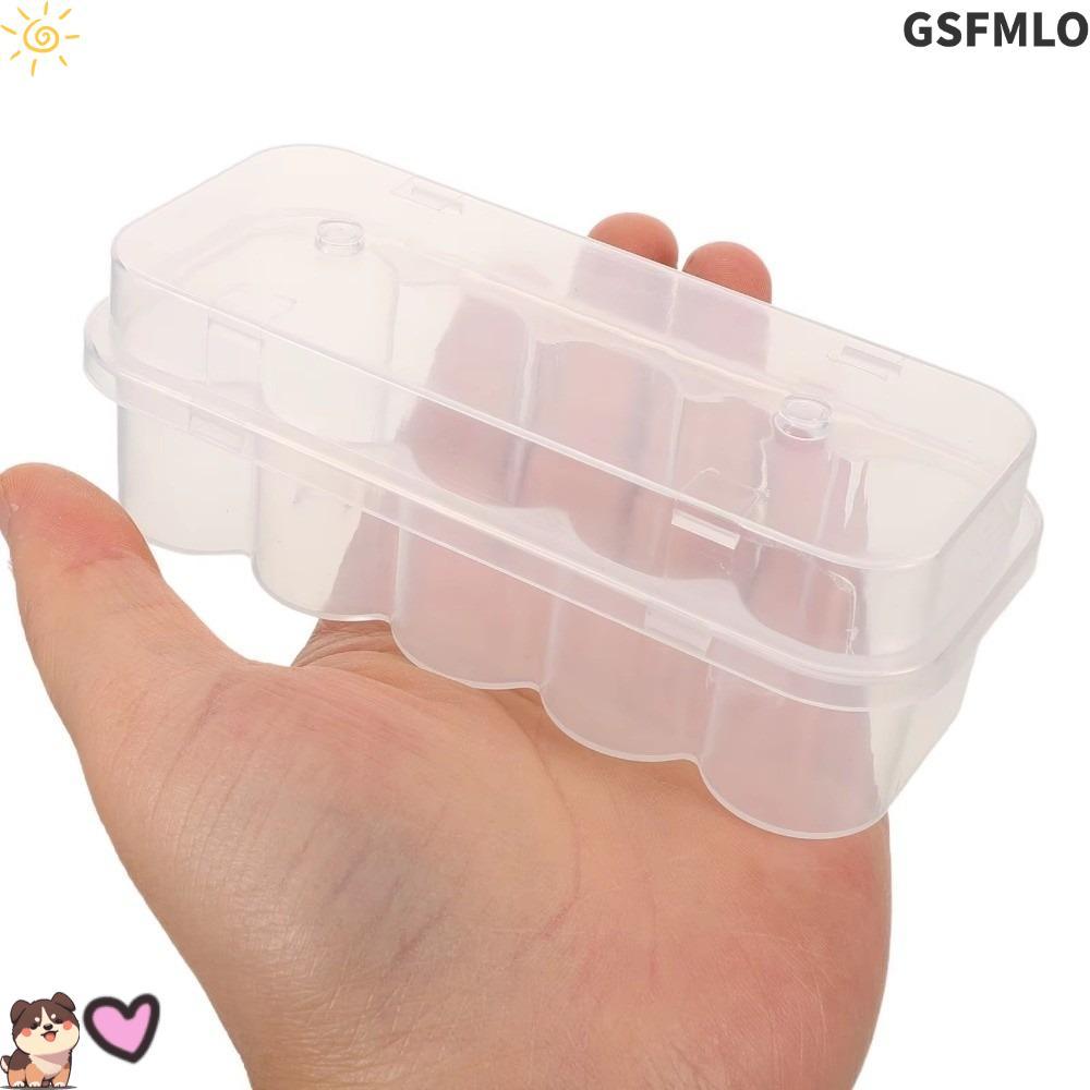 GSFMLO Microtube กล่องเก็บ, พลาสติก 2/10/24-Slot Vial Storage, 3/5/7/10mL Stackable Freezer Tube กล่องตู้เย็น Organizer