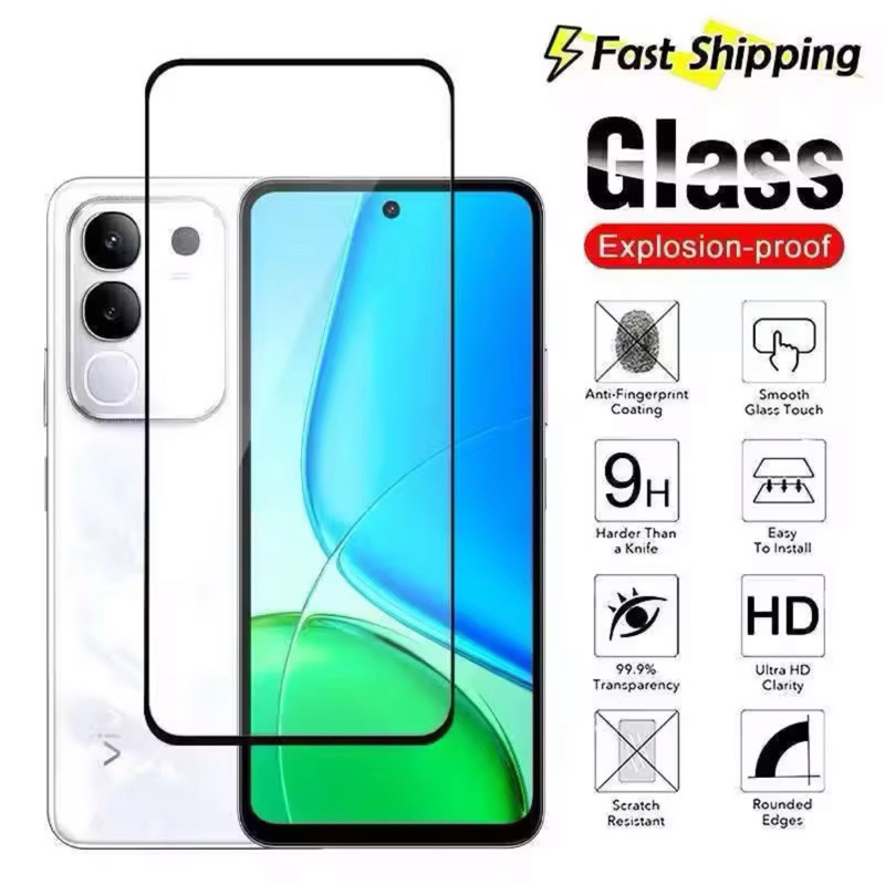 พร้อมส่งในไทย💥ฟิล์มกระจกเต็มจอ สำหรับรุ่น Vivo Y39/Y29/Y04 ตรงรุ่น ฟิล์มมีคุณภาพ ติดง่ายๆ/Y04