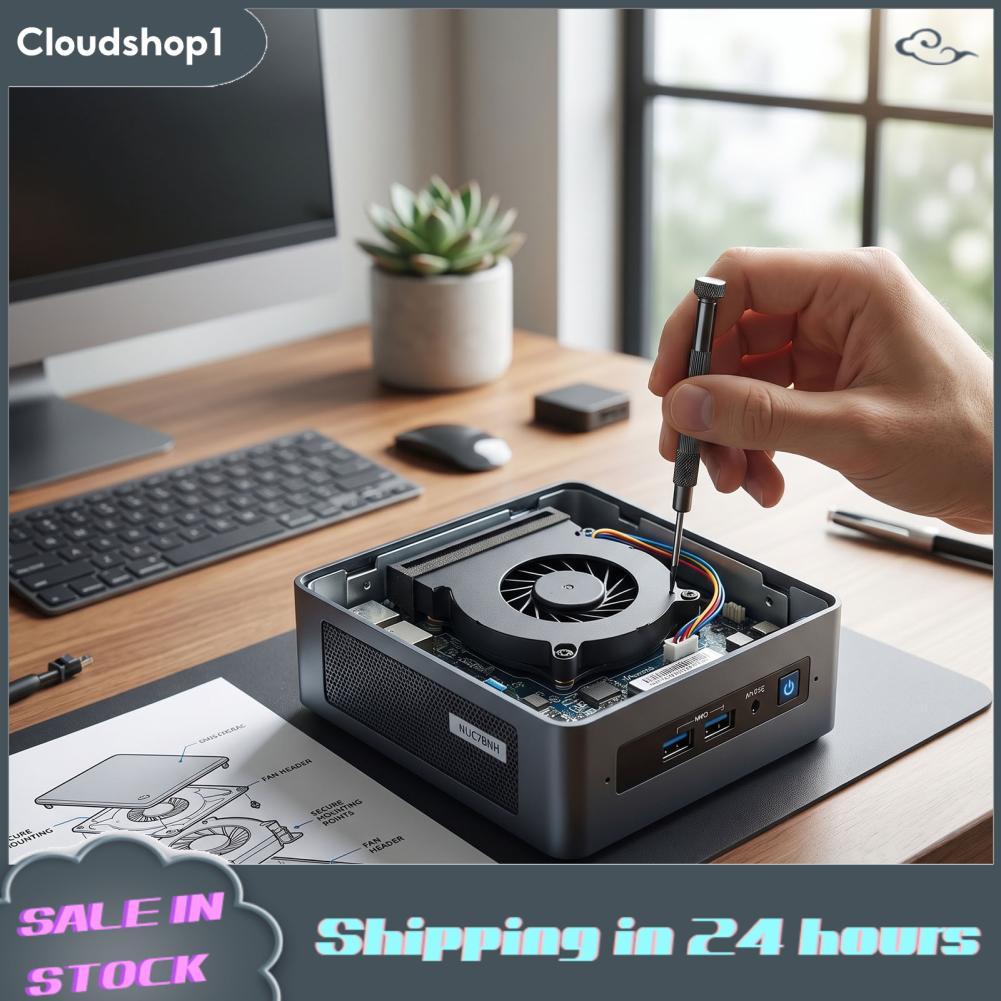 Cloudshop1 Cloudshop1 Gugxiom CPU พัดลมระบายความร้อน BSB05505HP สำหรับ NUC5 NUC6 NUC7 i3 i5 i7 Mini 