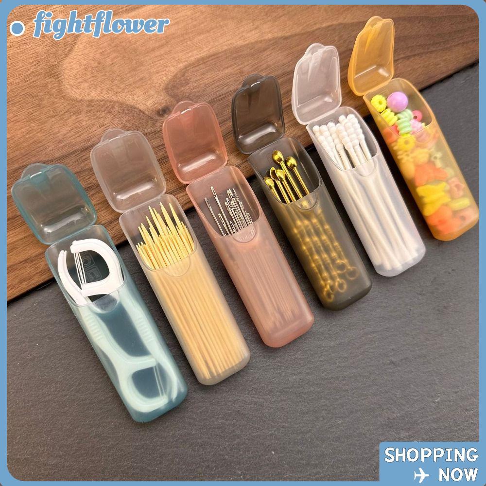 กล่องเก็บของ FIGHT Mini, กล่องไม้จิ้มฟันแบบพกพาโปร่งใส, การจําแนกประเภทสร้างสรรค์ชิ้นส่วนขนาดเล็กออแกไนเซอร์ Travel