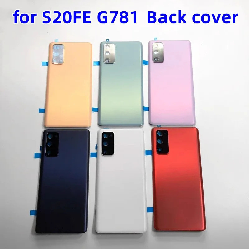 ฝาหลังแบตเตอรี่สําหรับ Samsung Galaxy S20FE 5G SM-G7810 G781U G781E/DS G781B g781 ฝาหลังอะไหล่ซ่อมปร