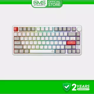 [ประกัน 2 ปี] EGA คีย์บอร์ดเกมมิ่งขนาด75% เชื่อมต่อBT, wireless,สาย Hot Swap 5 Pin รุ่น TYPE CMK10 Mechanical Full RGB