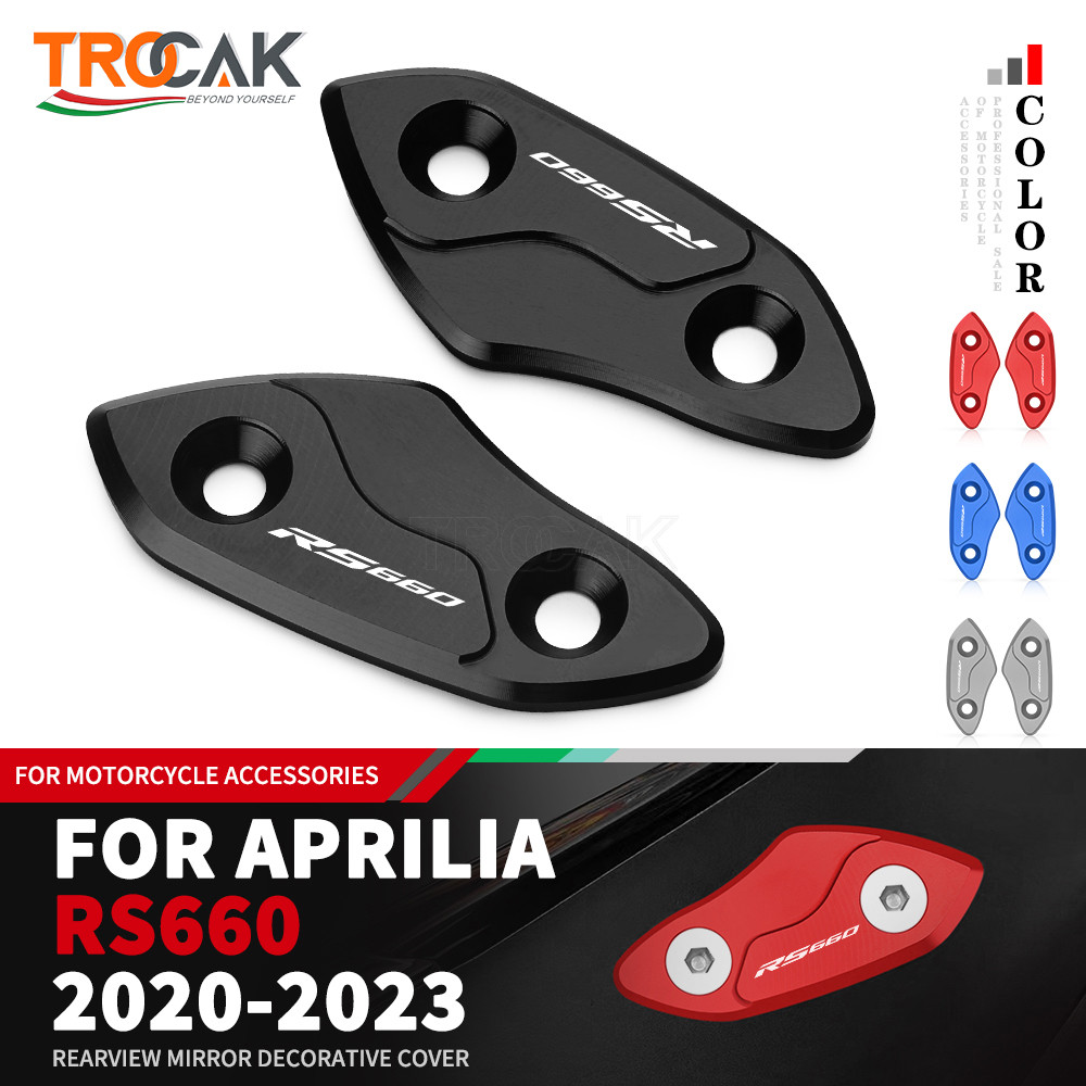2024 RS660 For Aprilia RS660 RS 660 RS Morcycle CNC Windscreen Mirror Cover Driven Mirror Eliminator