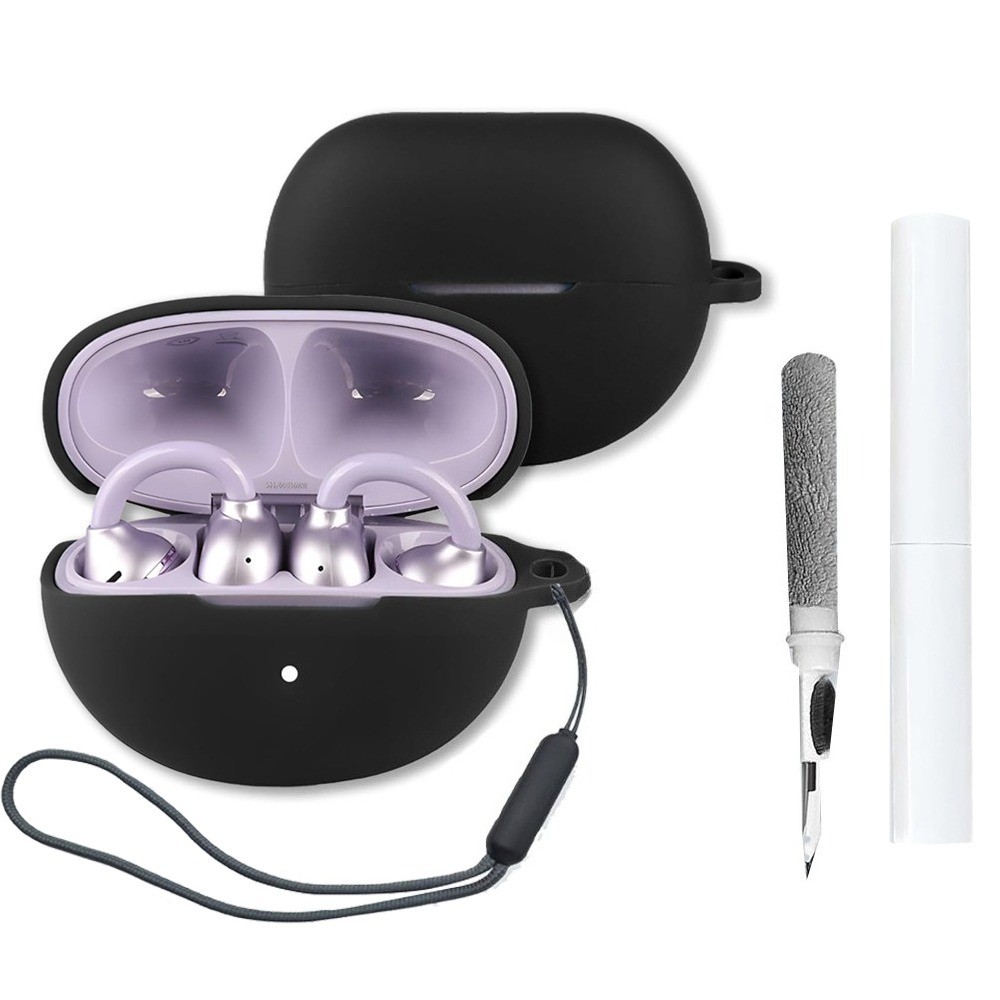 สําหรับ 1MORE AI หูฟังคลิป S21 หูฟังไร้สายบลูทูธพร้อมชุดทําความสะอาดและคาราบิเนอร์และเชือกเส้นเล็ก