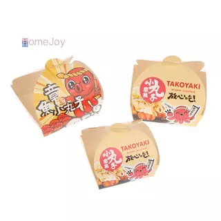 [HomeJoy-t] กล่องทาโกะยากิพรีเมี่ยม 50 ชิ้น/แพ็คบรรจุภัณฑ์Octopusกล่องญี่ปุ่นStreetอาหารทาโกะยากิทิ้งTakeawayขนมขบเคี้ยวบรรจุกระดาษคอนเทนเนอร์ Party Supplies อืม