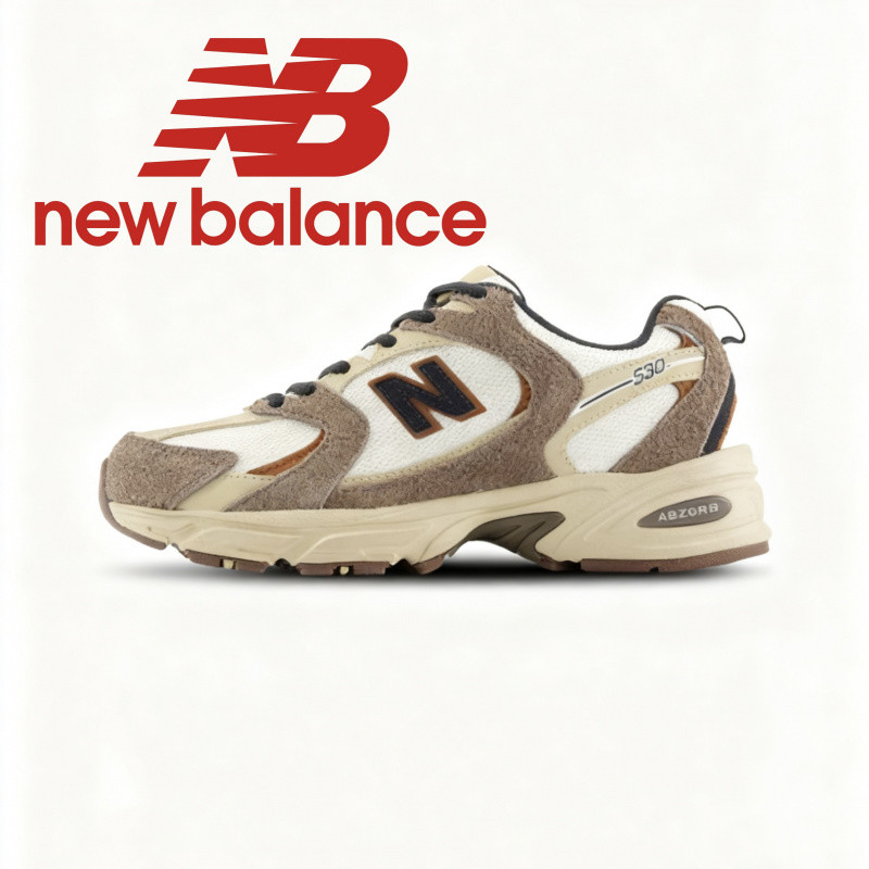 ของแท้ 100% New Balance NB 530 White MR530SNC รองเท้าผ้าใบสำหรับผู้ชาย และผู้หญิง